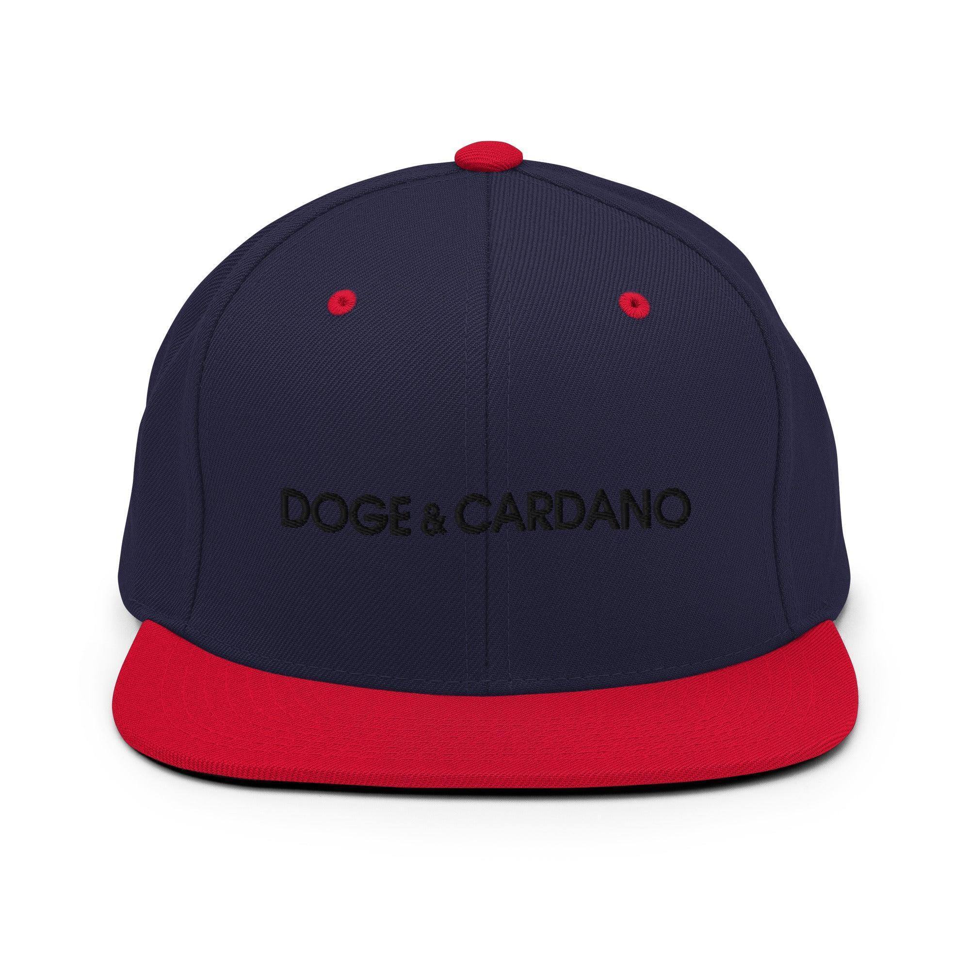 Doge & Cardano Snapback Hat - InvestmenTees