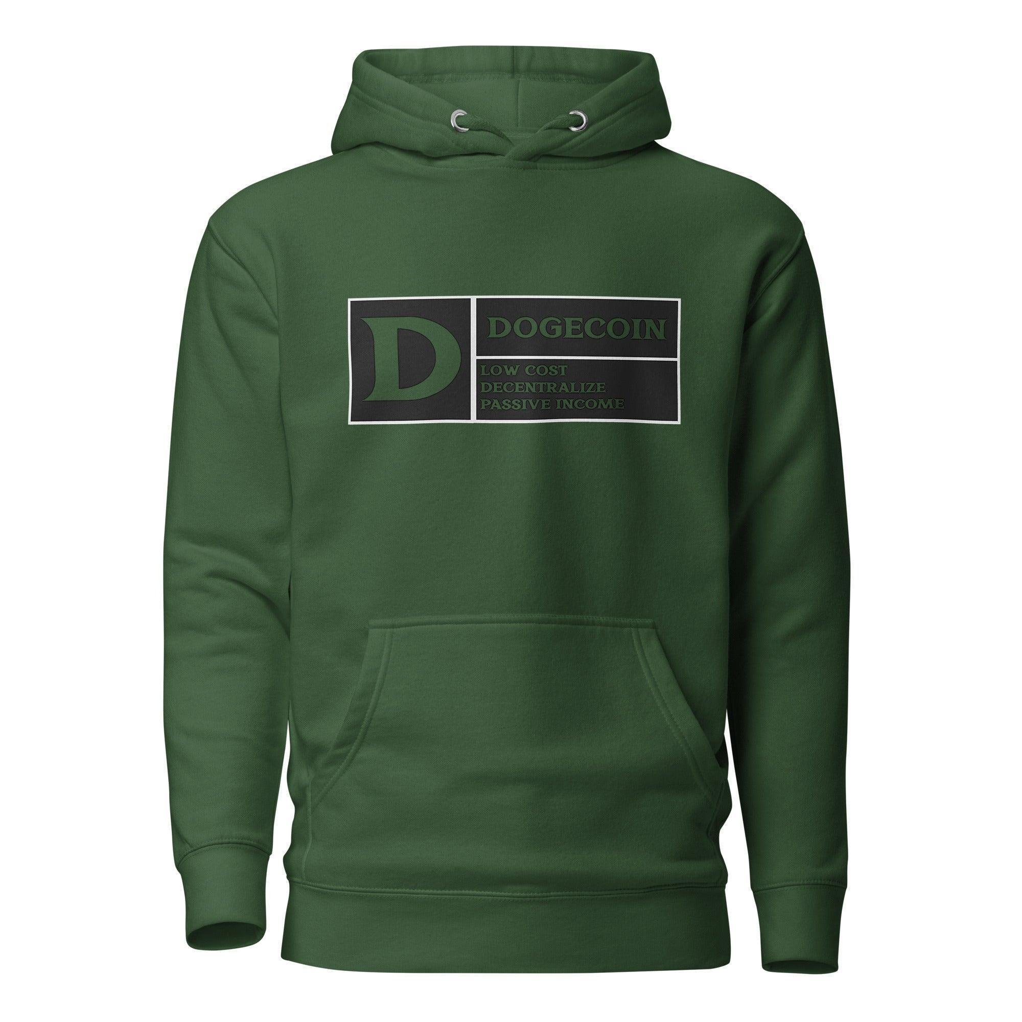 DogeCoin Label Pullover Hoodie - InvestmenTees