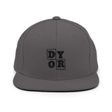 DYOR | Do Your Own Research Snapback Hat - InvestmenTees
