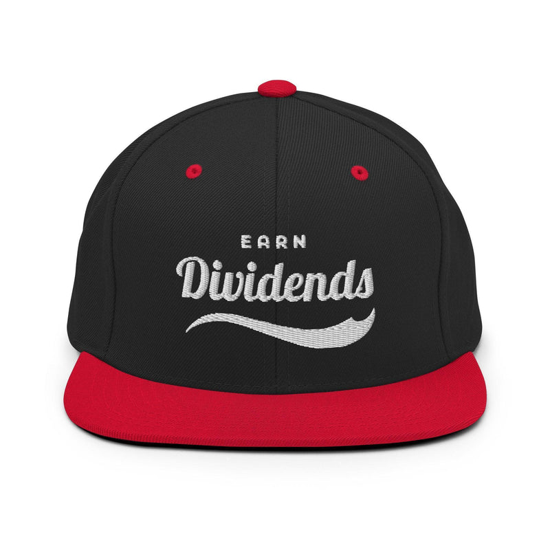 Earn Dividends Snapback Hat - InvestmenTees