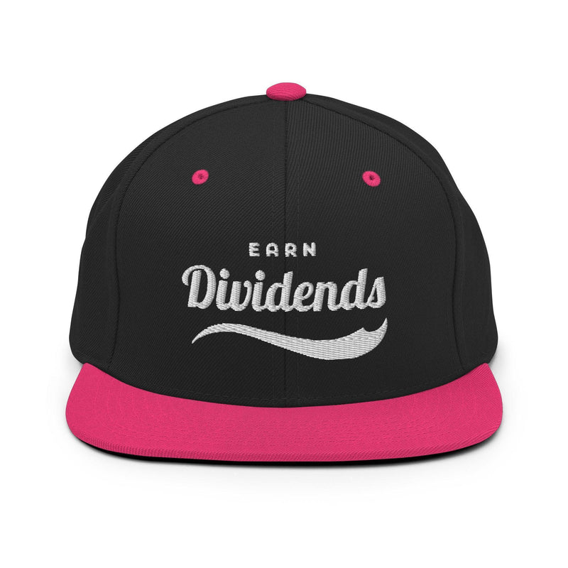 Earn Dividends Snapback Hat - InvestmenTees
