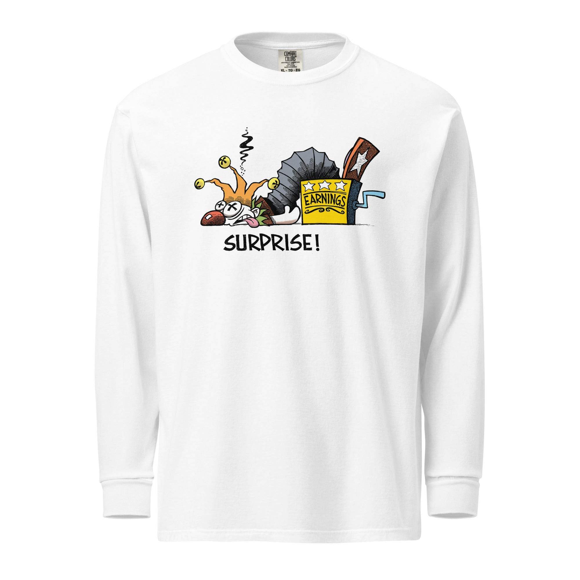 Earnings Surprise Long Sleeve T-Shirt - InvestmenTees