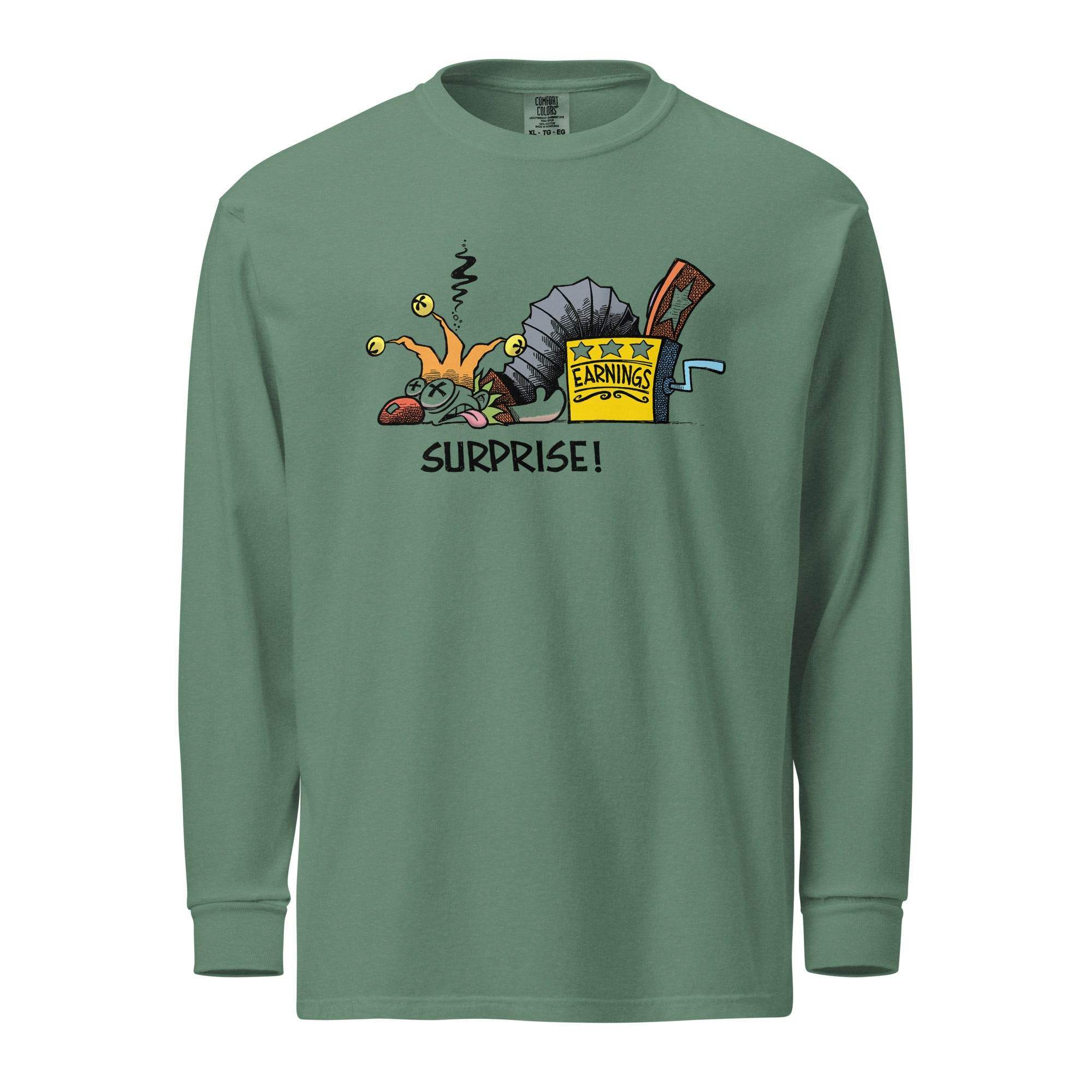 Earnings Surprise Long Sleeve T-Shirt - InvestmenTees