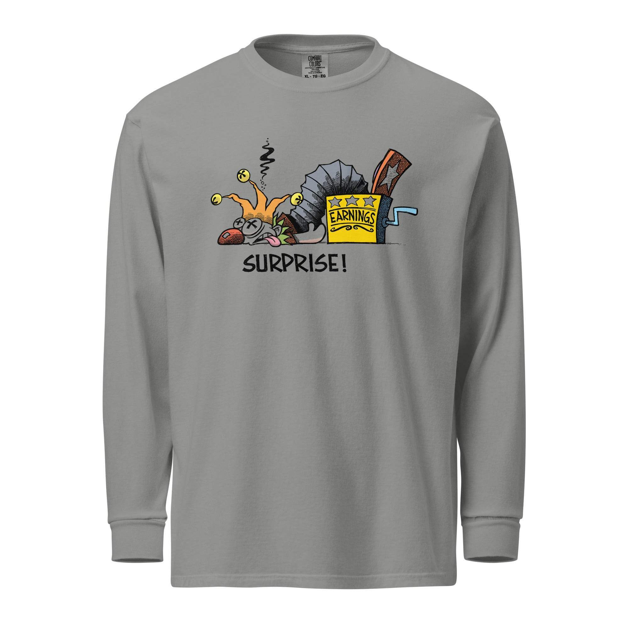 Earnings Surprise Long Sleeve T-Shirt - InvestmenTees