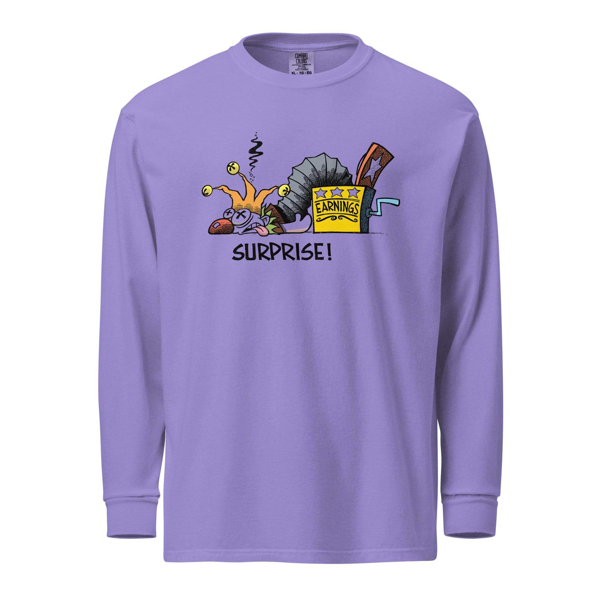 Earnings Surprise Long Sleeve T-Shirt - InvestmenTees