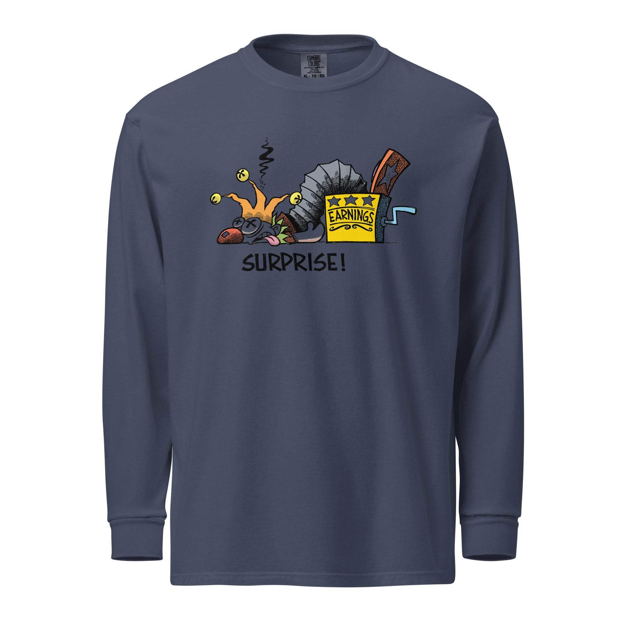 Earnings Surprise Long Sleeve T-Shirt - InvestmenTees