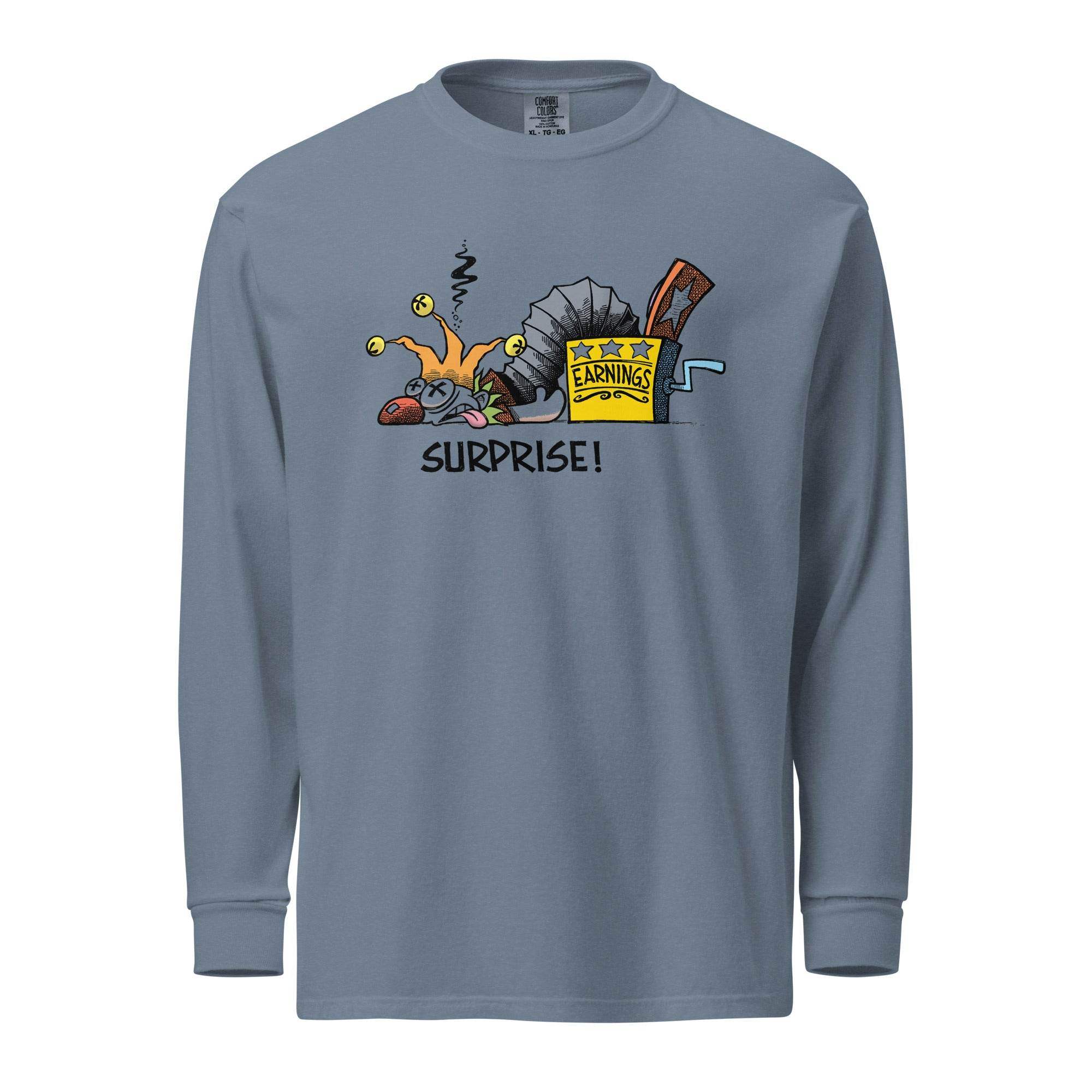 Earnings Surprise Long Sleeve T-Shirt - InvestmenTees