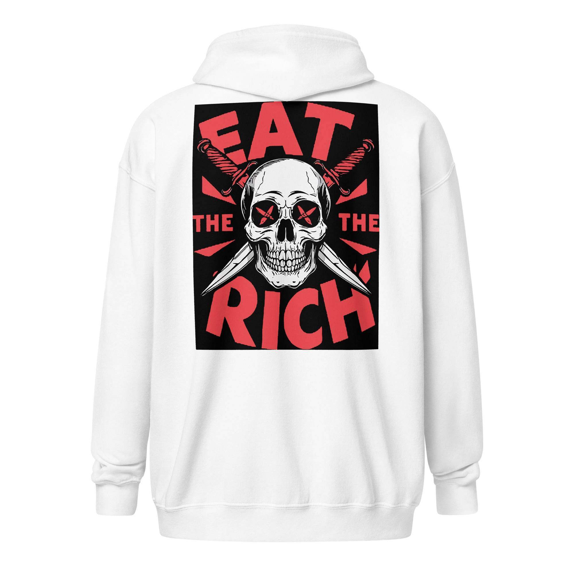 Eat The Rich Zip Up Hoodie - InvestmenTees