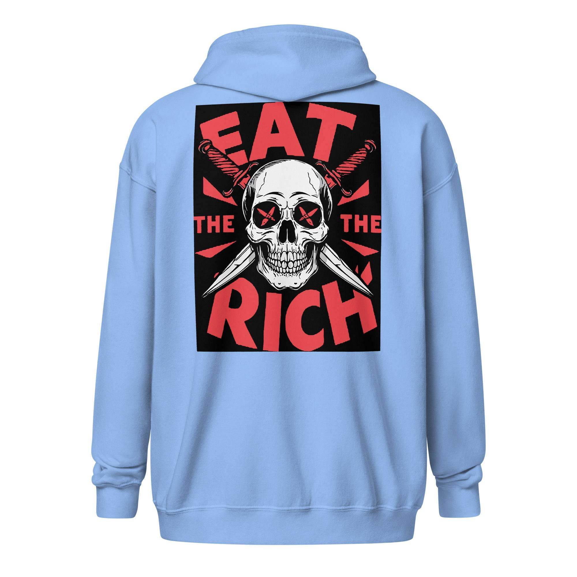 Eat The Rich Zip Up Hoodie - InvestmenTees