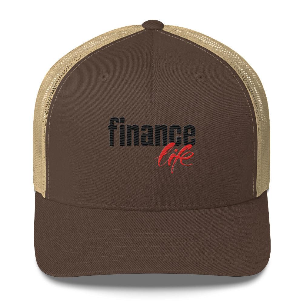 Finance Life Trucker Cap - InvestmenTees