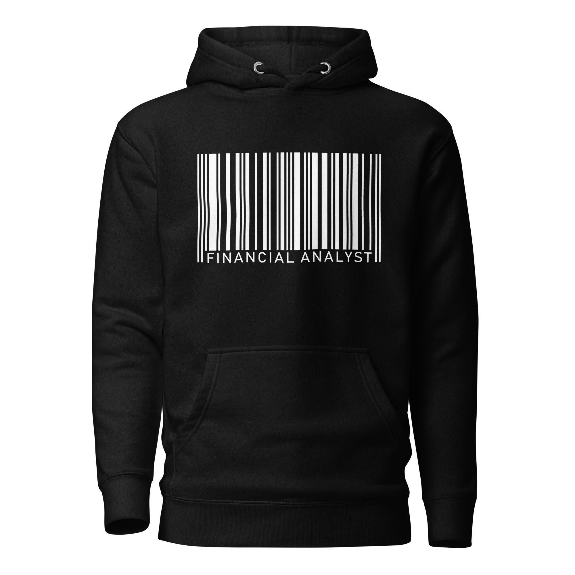 Financial Analyst Barcode Pullover Hoodie - InvestmenTees