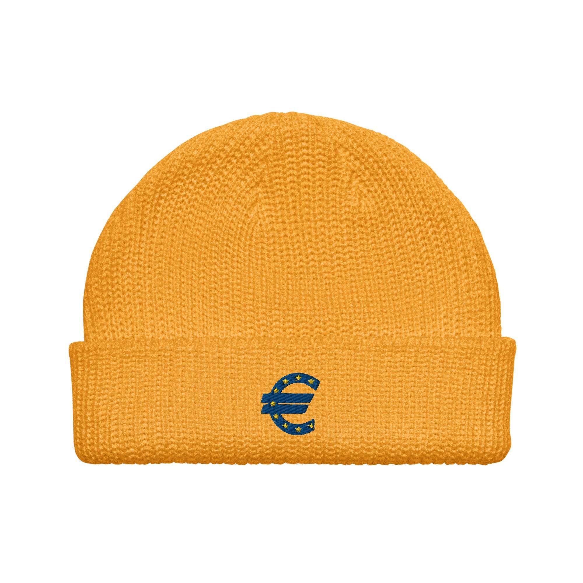 Front The Euro Currency Beanie - InvestmenTees