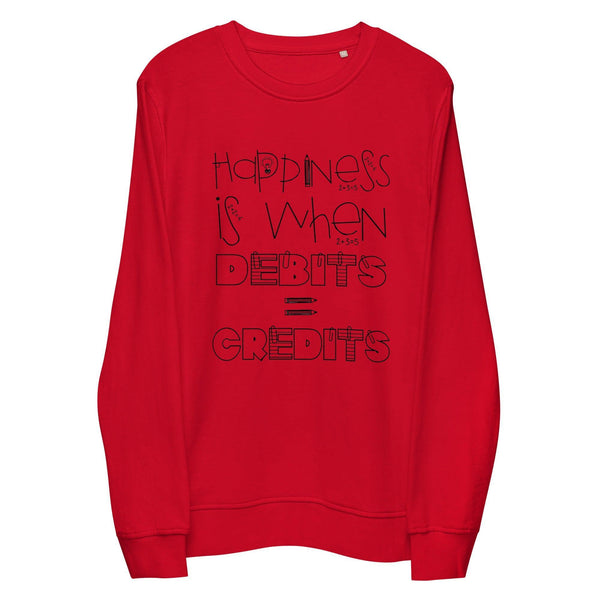Happiness Is When Debits=Credits Sweatshirt - InvestmenTees