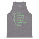 Healthy | Wealthy | Happy | Loved | Free Tank Top - InvestmenTees