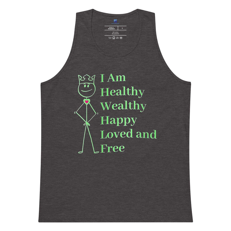 Healthy | Wealthy | Happy | Loved | Free Tank Top - InvestmenTees