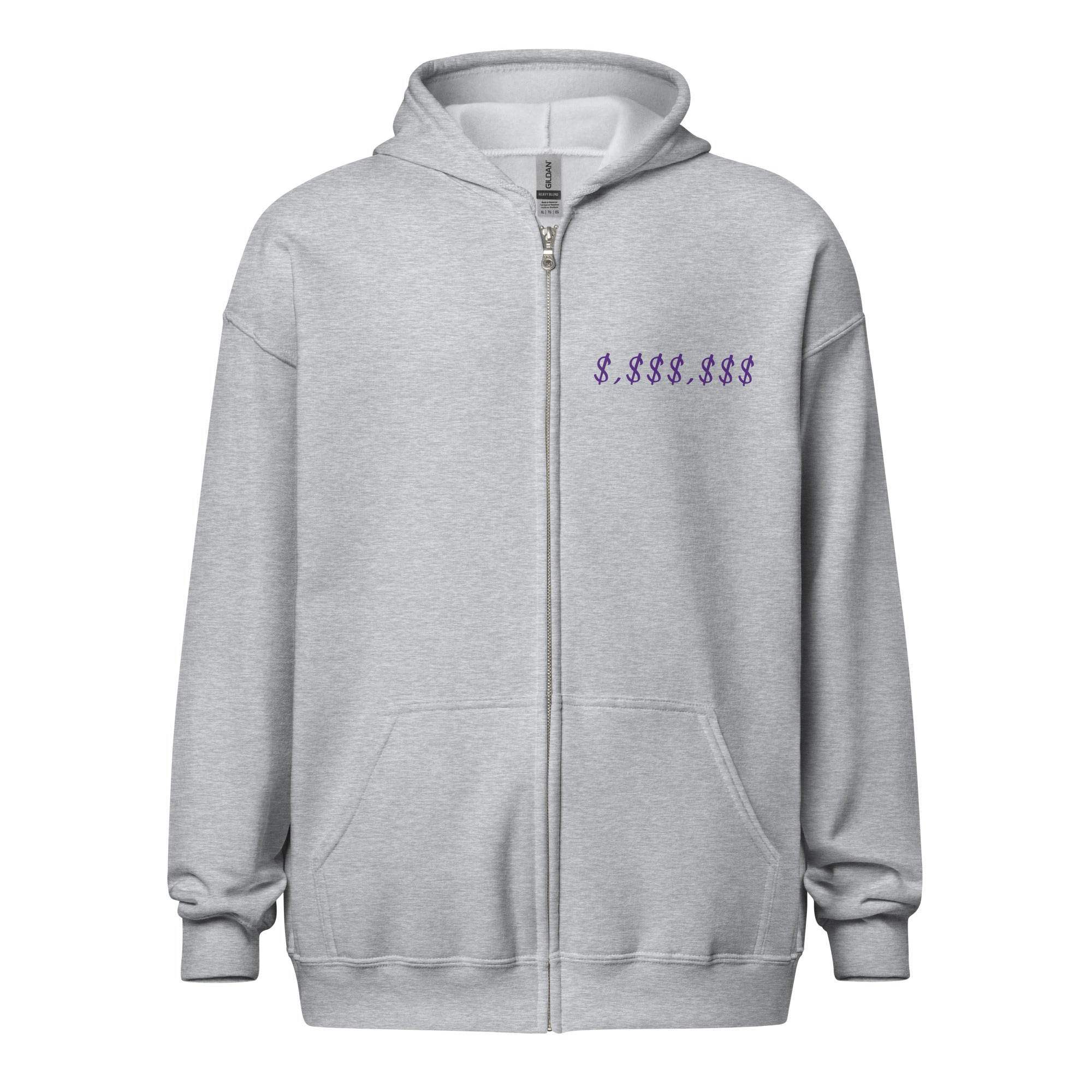 Hip & Bearish Zip Up Hoodie - InvestmenTees