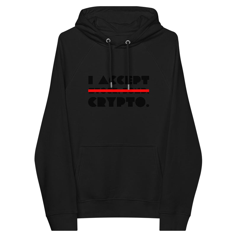 I Accept Crypto Pullover Hoodie - InvestmenTees