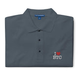 I LUV BTC Polo Shirt - InvestmenTees