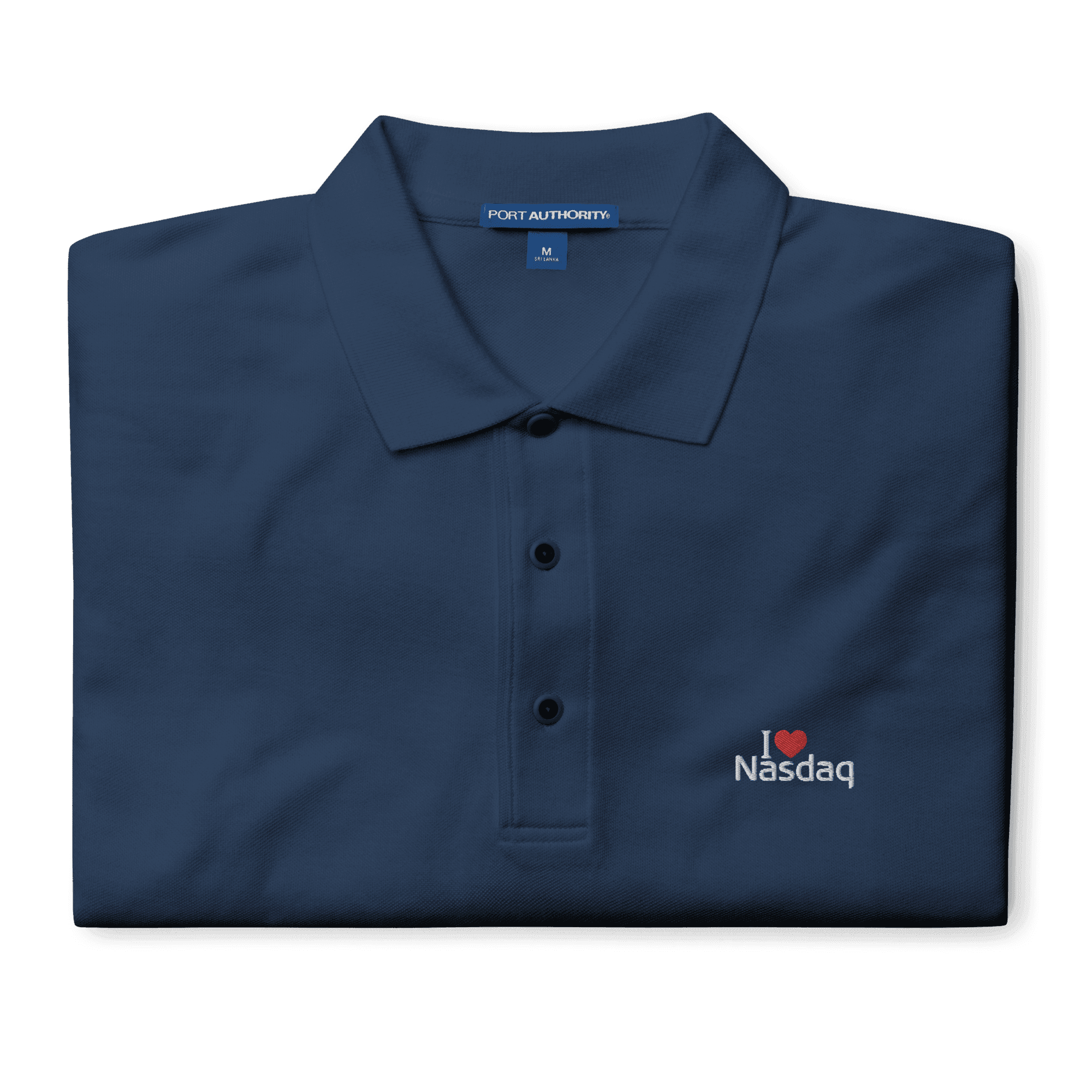 I LUV Nasdaq Polo Shirt - InvestmenTees
