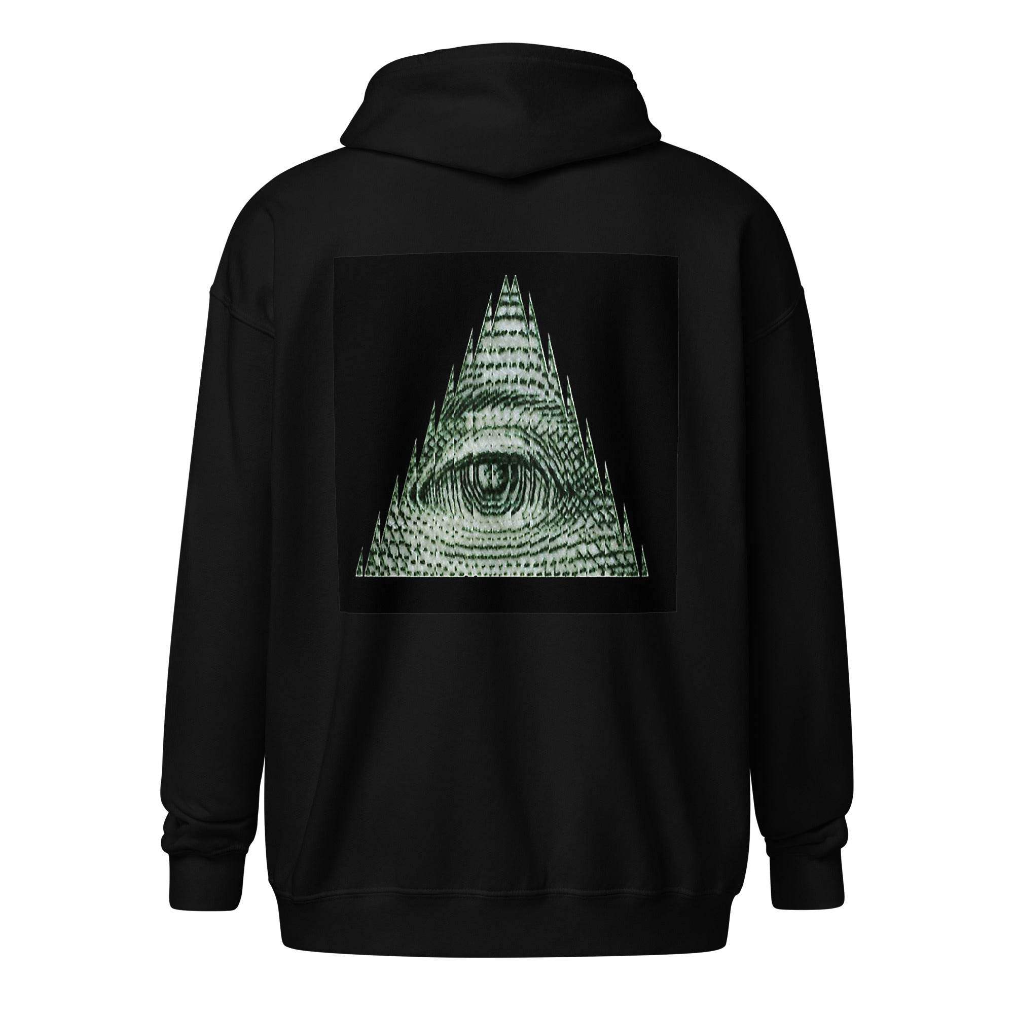 Illuminati Money Zip Up Hoodie - InvestmenTees