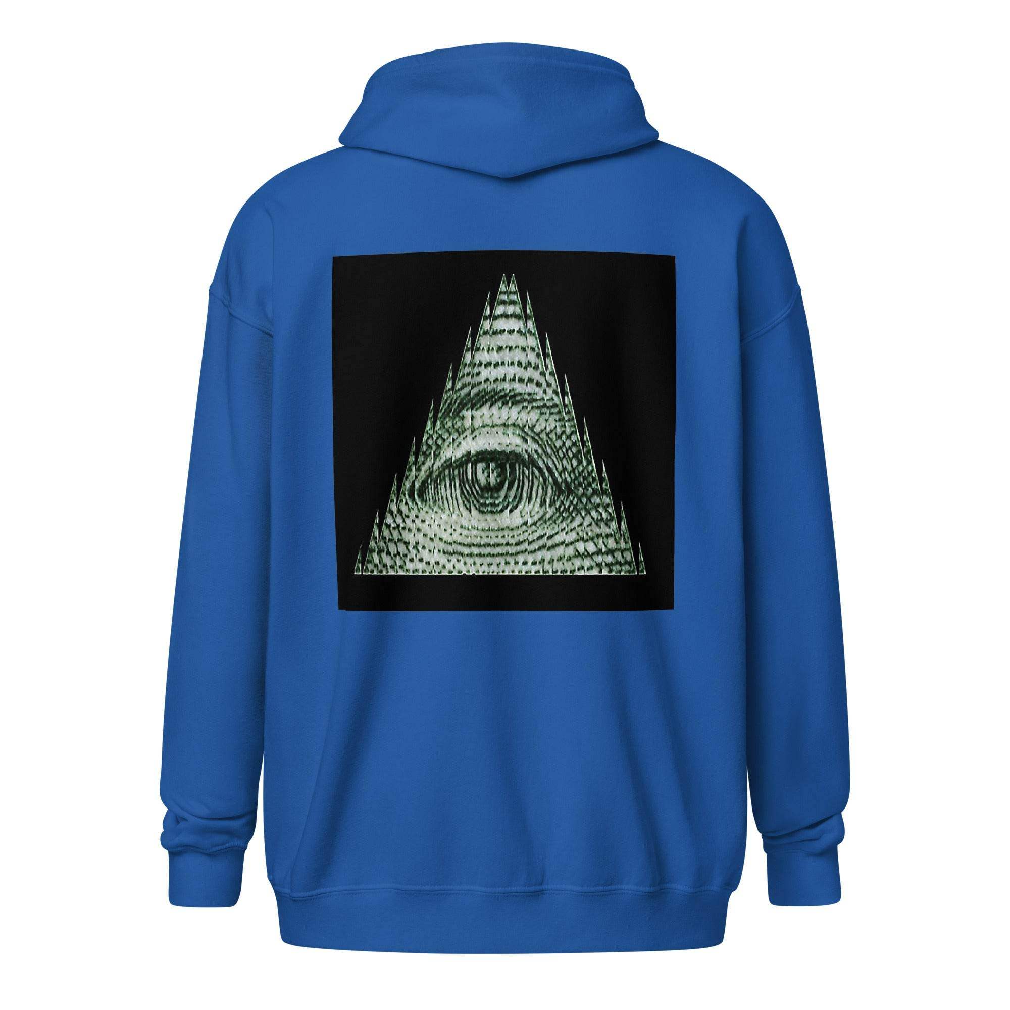 Illuminati Money Zip Up Hoodie - InvestmenTees