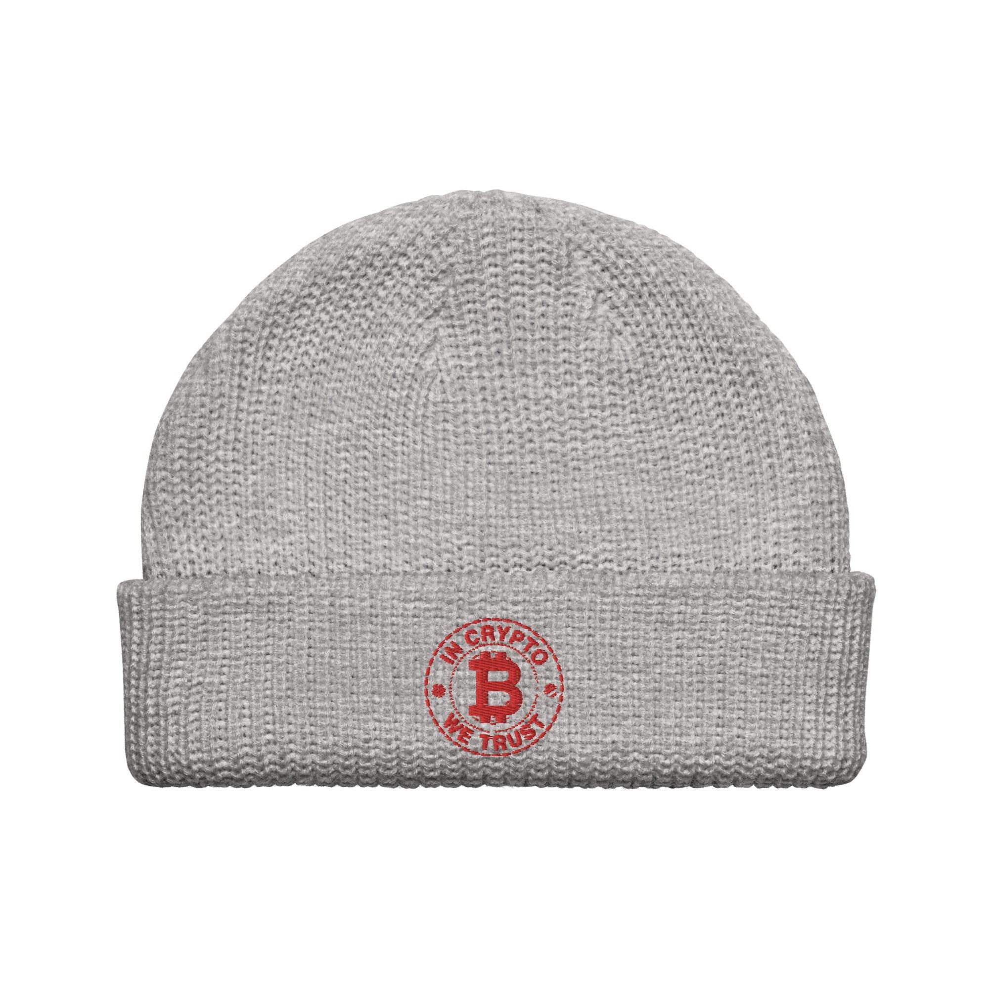 In Crypto We Trust Beanie - InvestmenTees