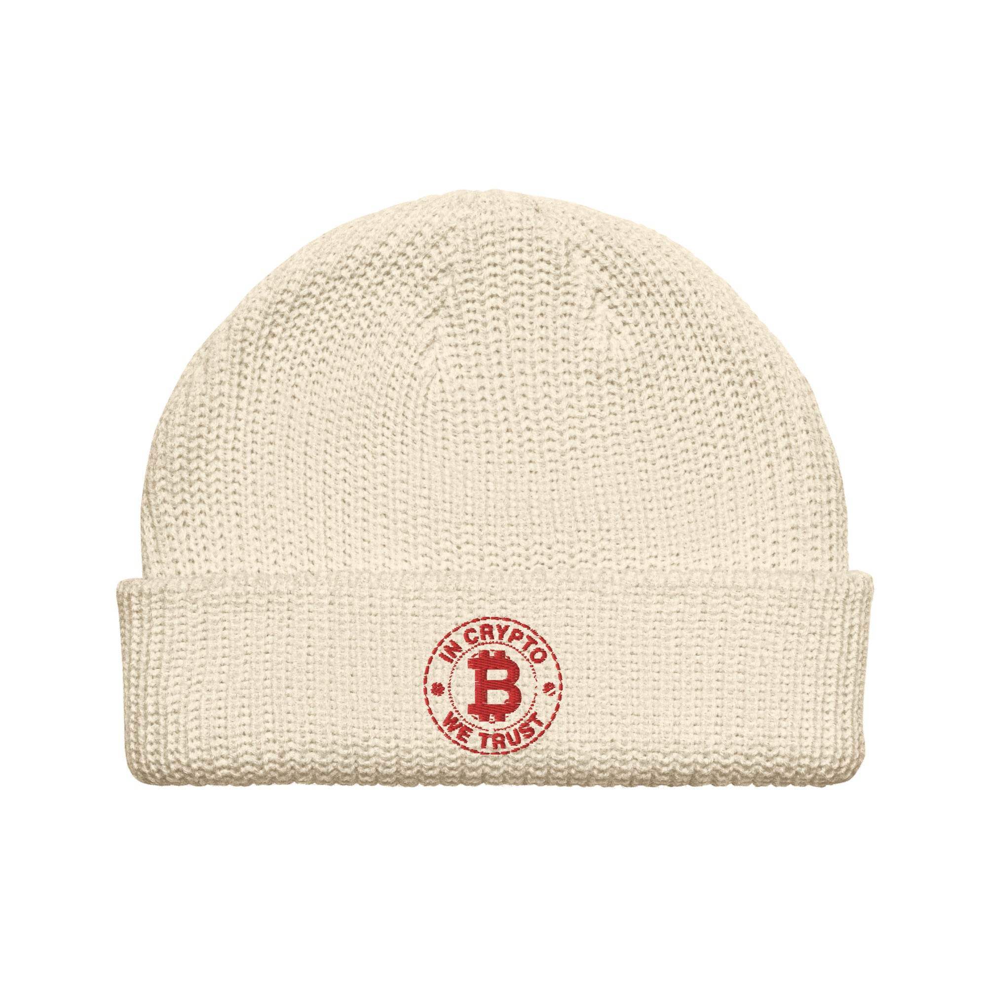 In Crypto We Trust Beanie - InvestmenTees