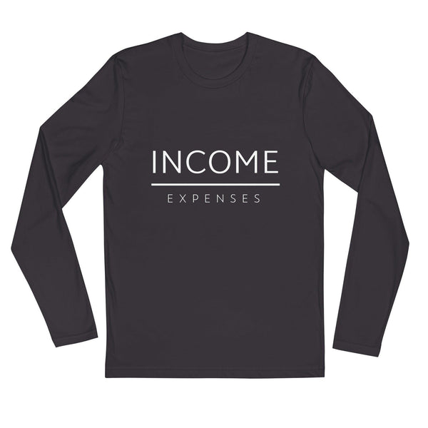 Income Over Expenses Long Sleeve T-Shirt - InvestmenTees