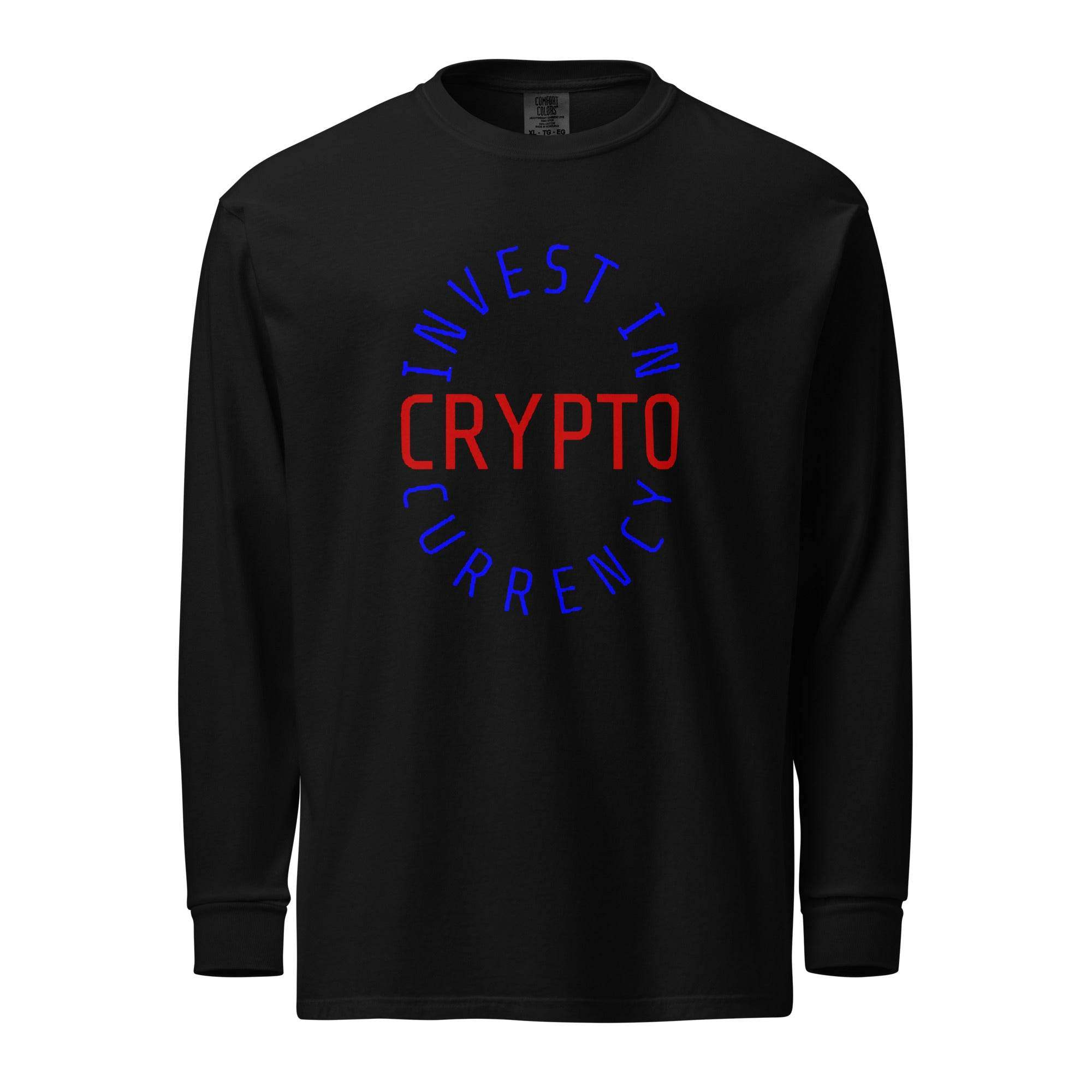 Invest In Crypto Long Sleeve T-Shirt - InvestmenTees