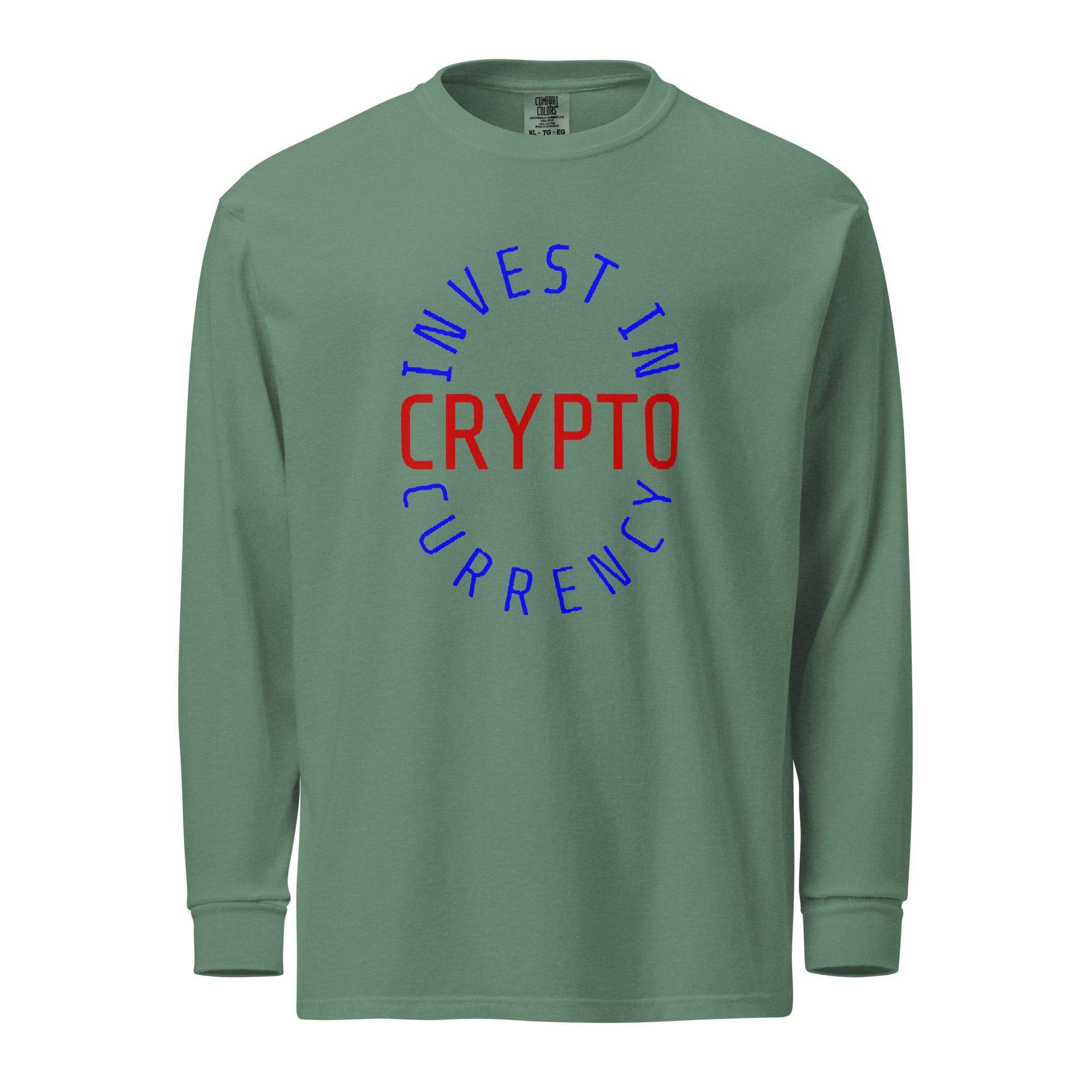 Invest In Crypto Long Sleeve T-Shirt - InvestmenTees