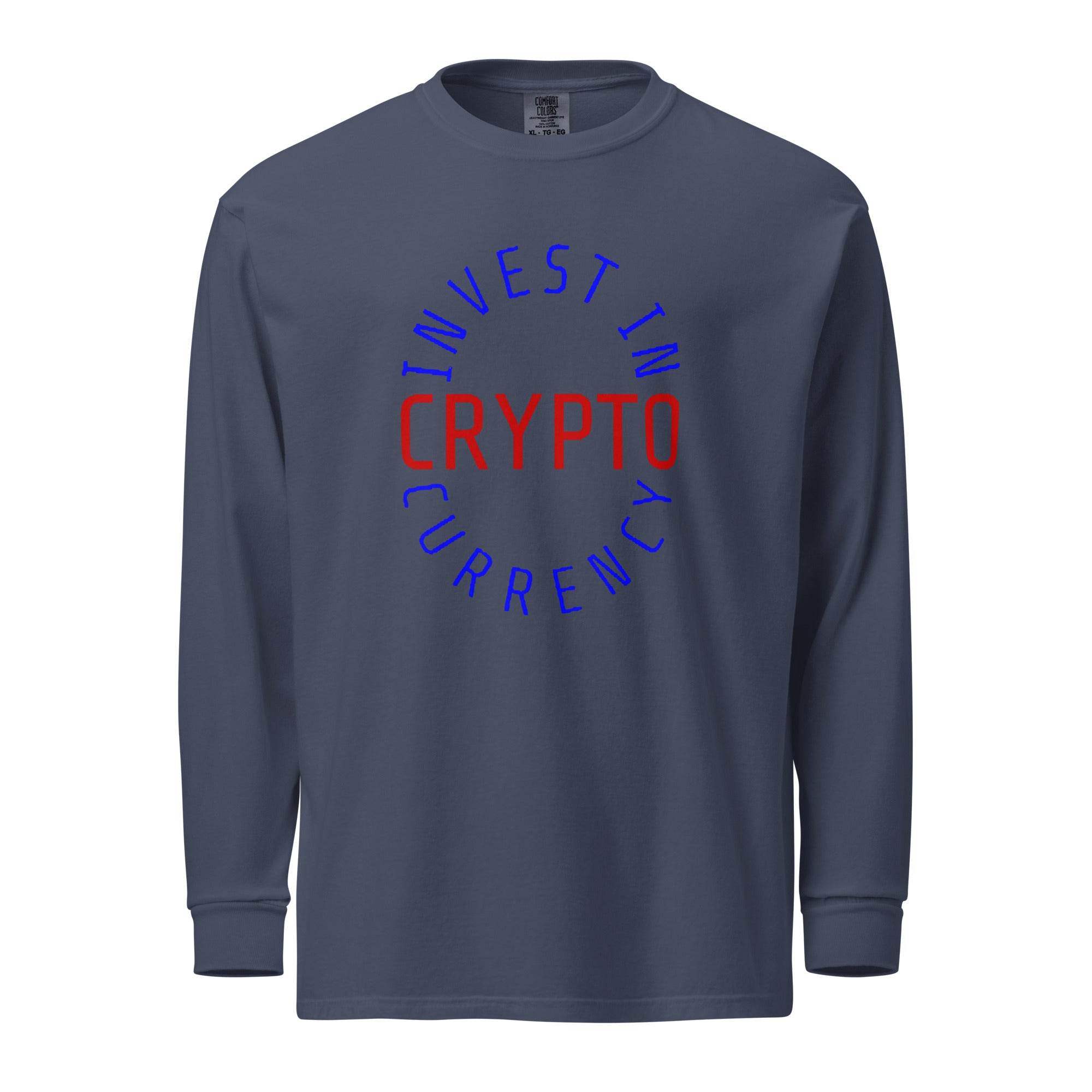 Invest In Crypto Long Sleeve T-Shirt - InvestmenTees