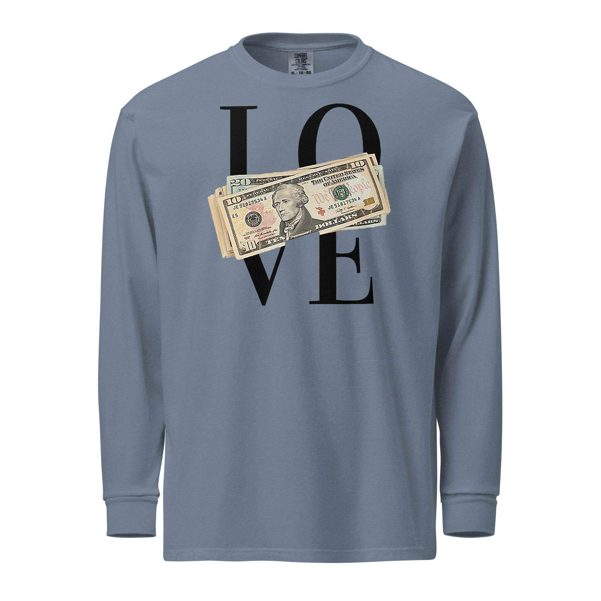 LOVE Money Long Sleeve T-Shirt - InvestmenTees