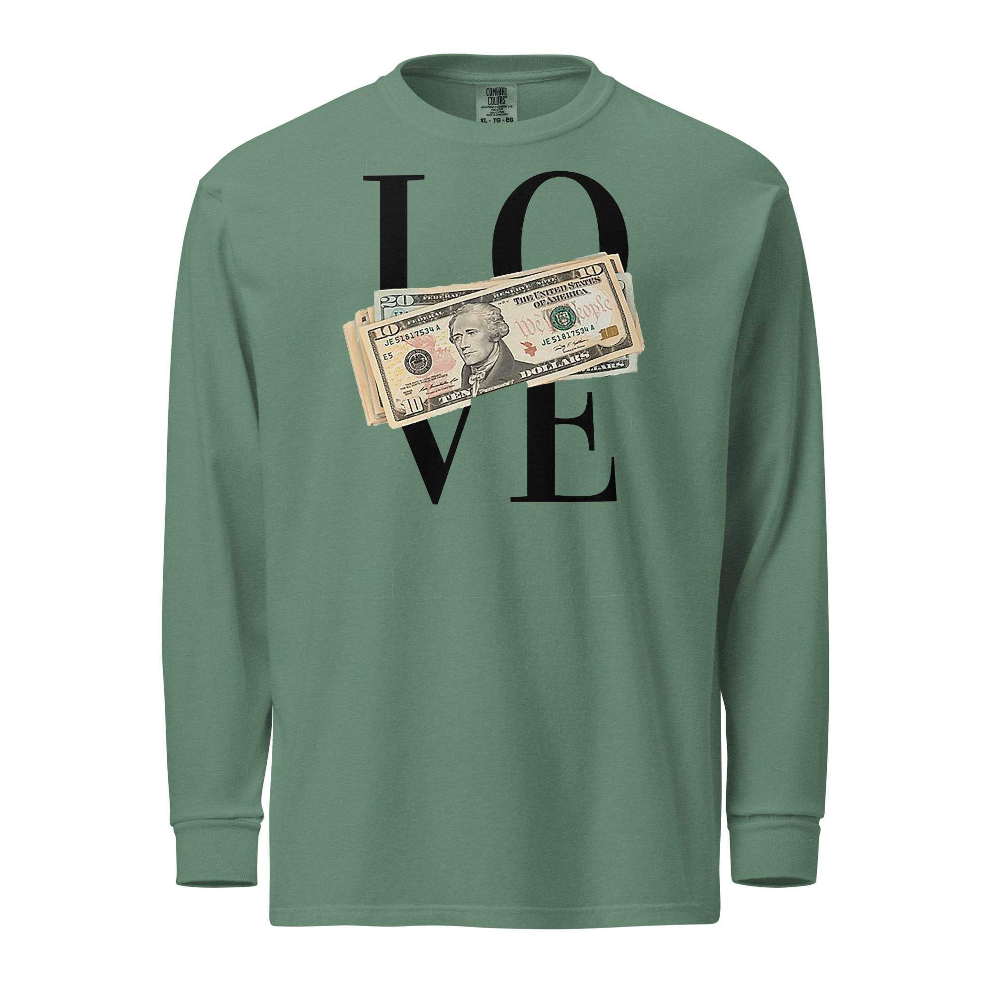 LOVE Money Long Sleeve T-Shirt - InvestmenTees