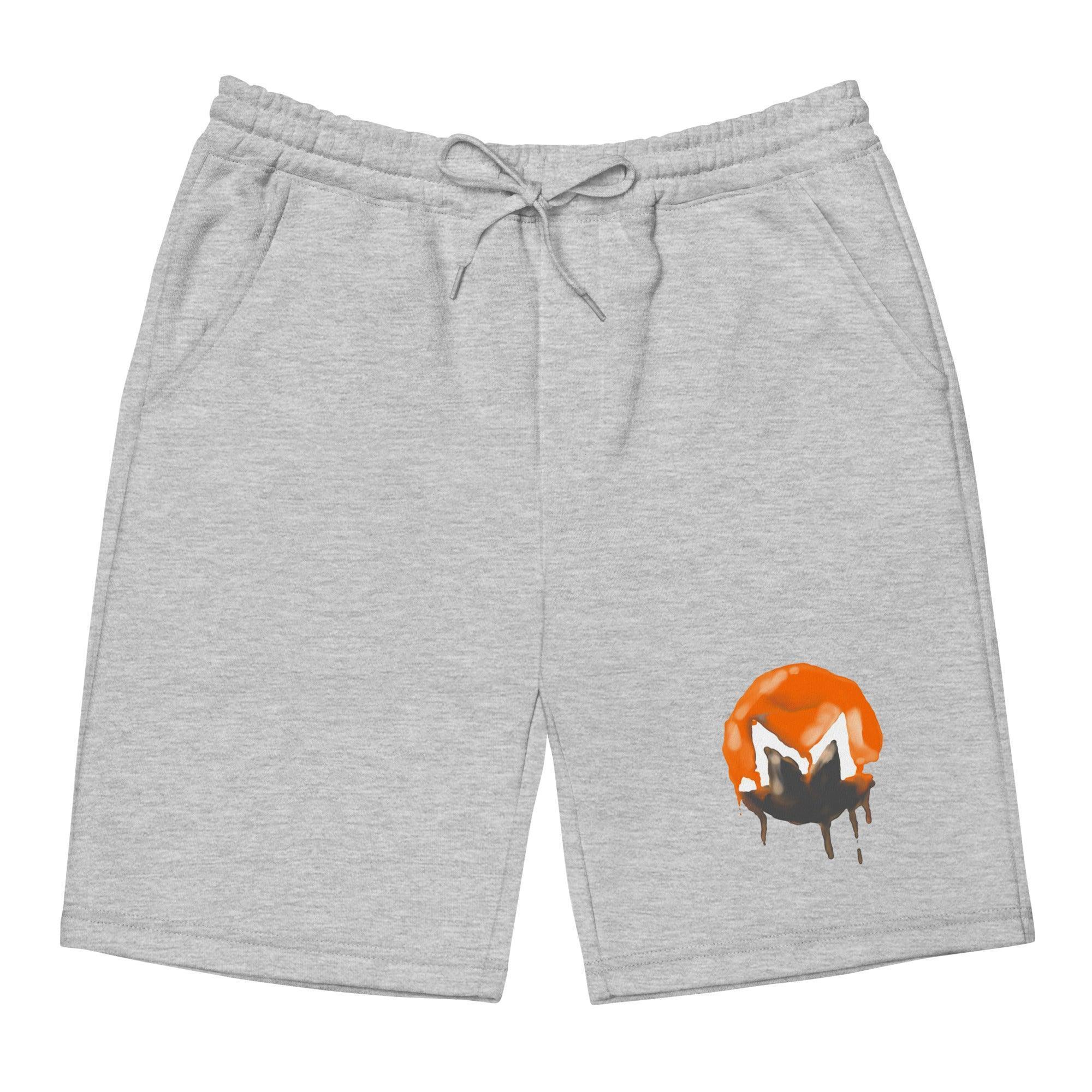 Monero Art Drip Fleece Shorts - InvestmenTees