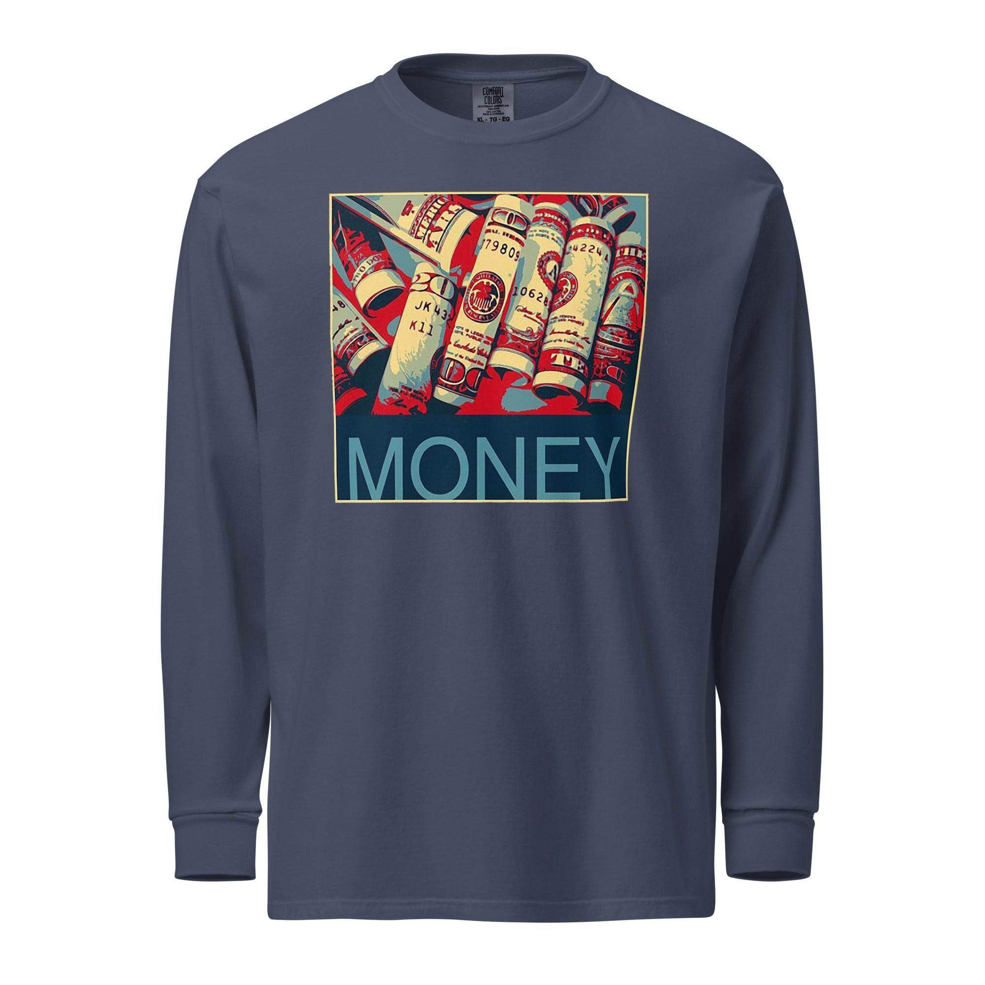 Money | Bills Long Sleeve T-Shirt - InvestmenTees