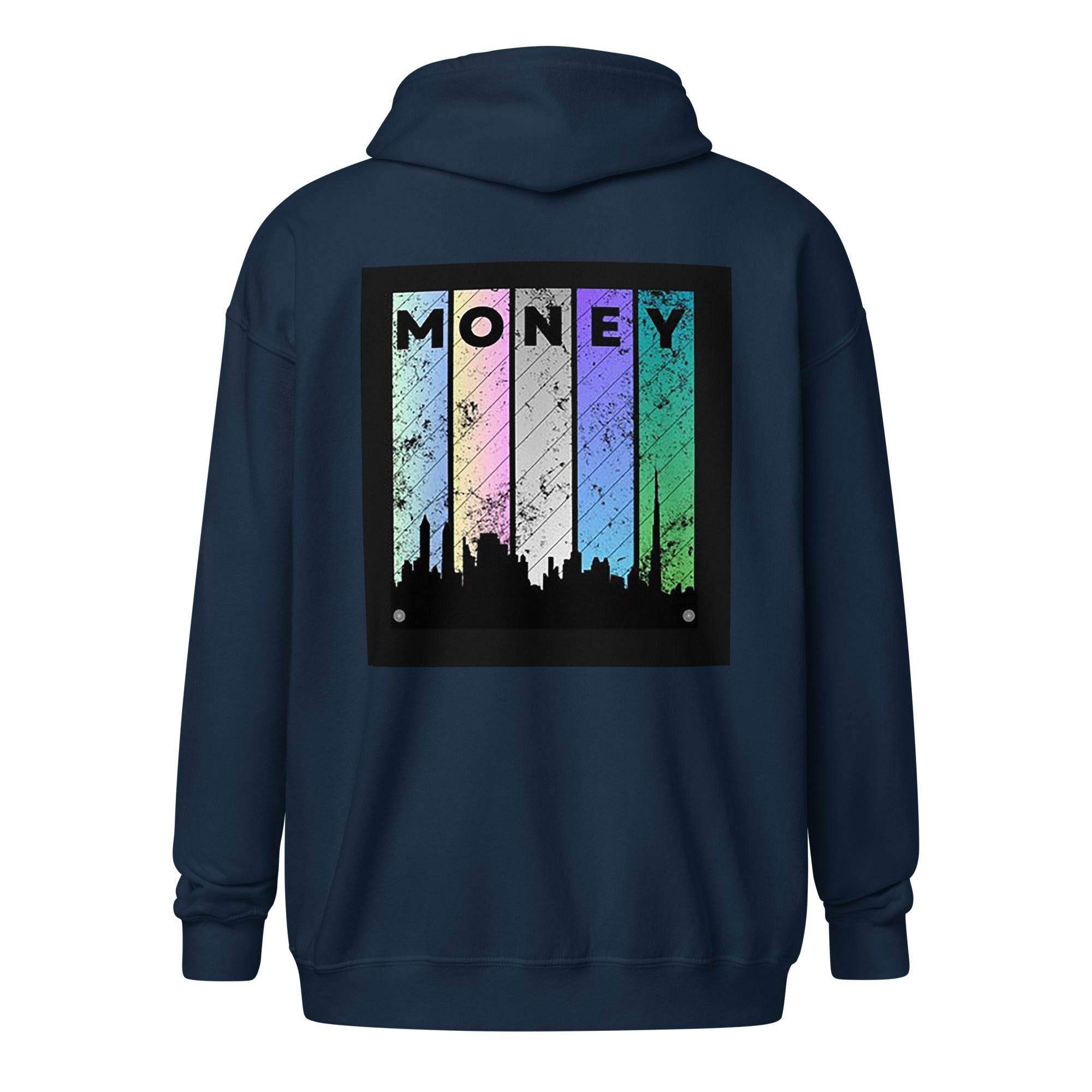 Money Zip Up Hoodie - InvestmenTees