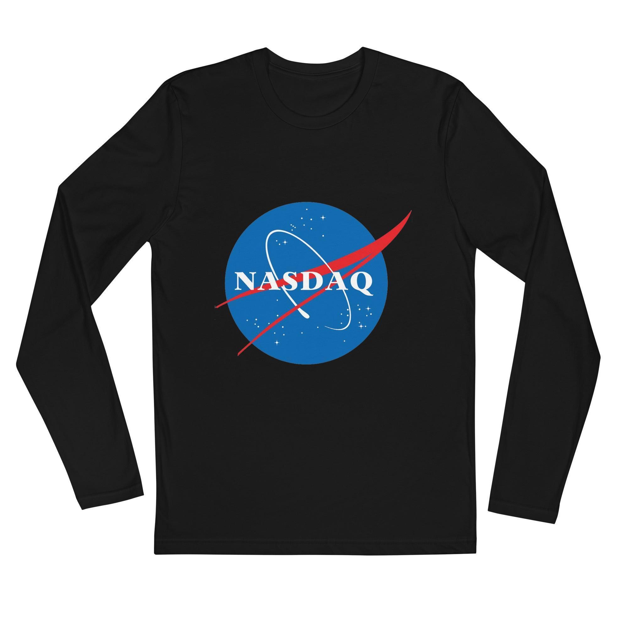 Nasdaq to the Moon Long Sleeve T-Shirt - InvestmenTees
