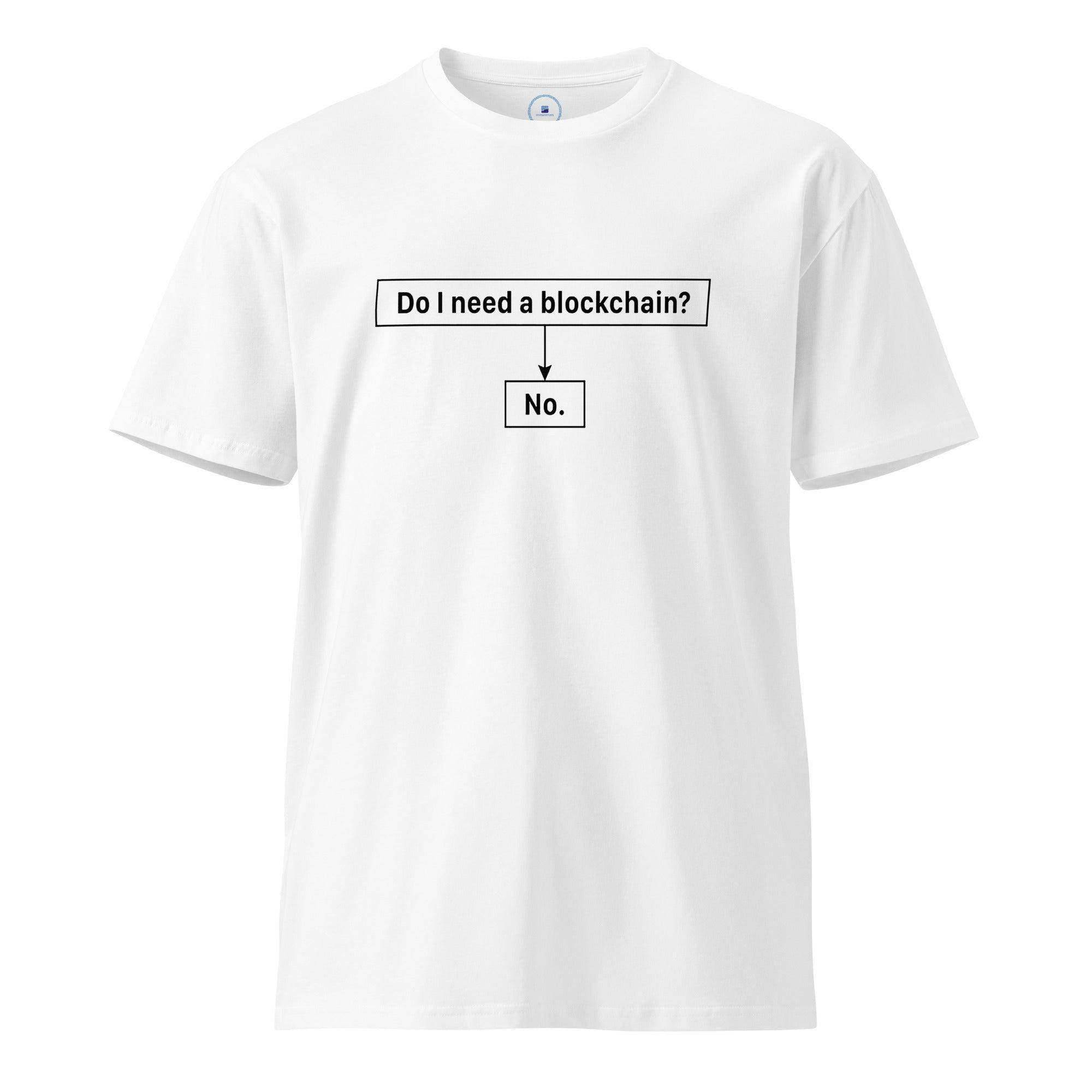 Need A Blockchain T-Shirt - InvestmenTees