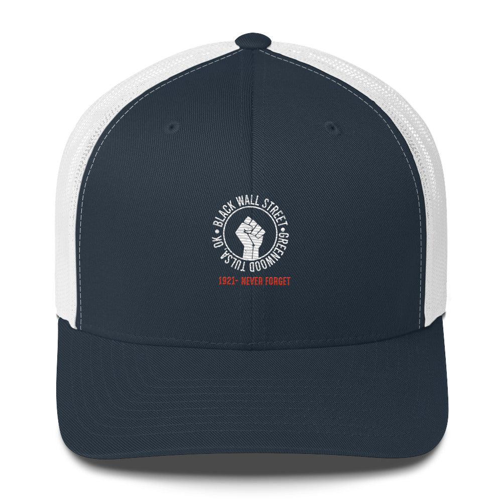 Never Forget Black Wall Street Trucker Cap - InvestmenTees
