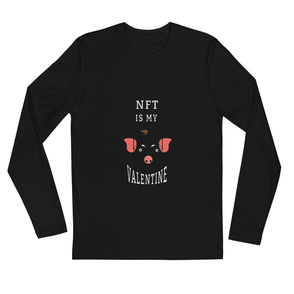 NFT is My Valentine Long Sleeve T-Shirt - InvestmenTees