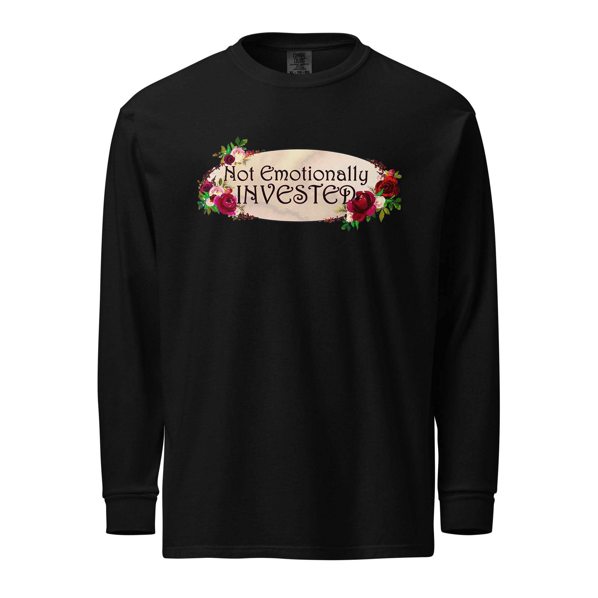 Not Emotionally Invested Long Sleeve T-Shirt - InvestmenTees