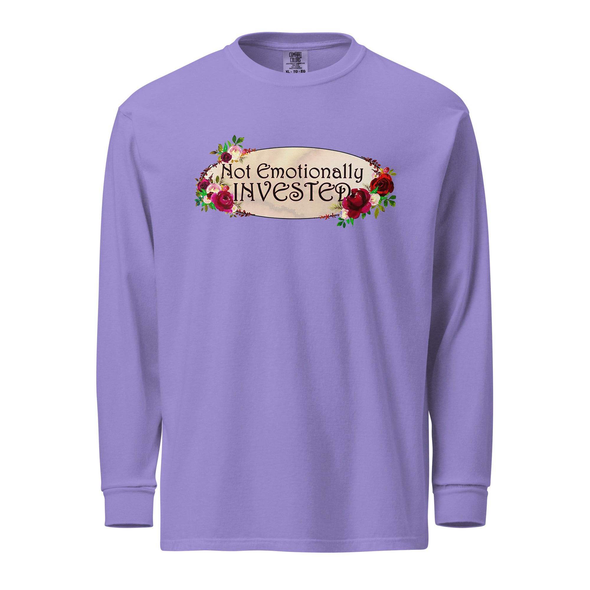 Not Emotionally Invested Long Sleeve T-Shirt - InvestmenTees