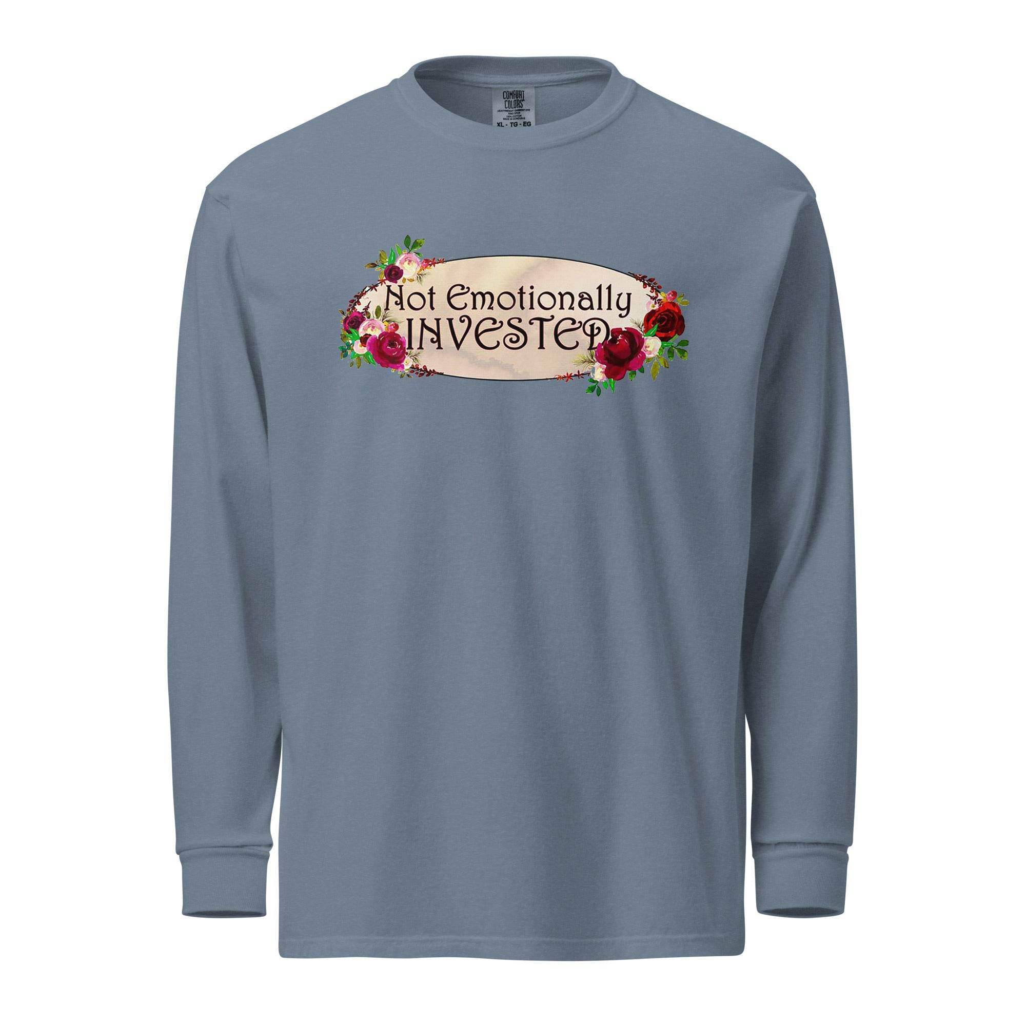 Not Emotionally Invested Long Sleeve T-Shirt - InvestmenTees