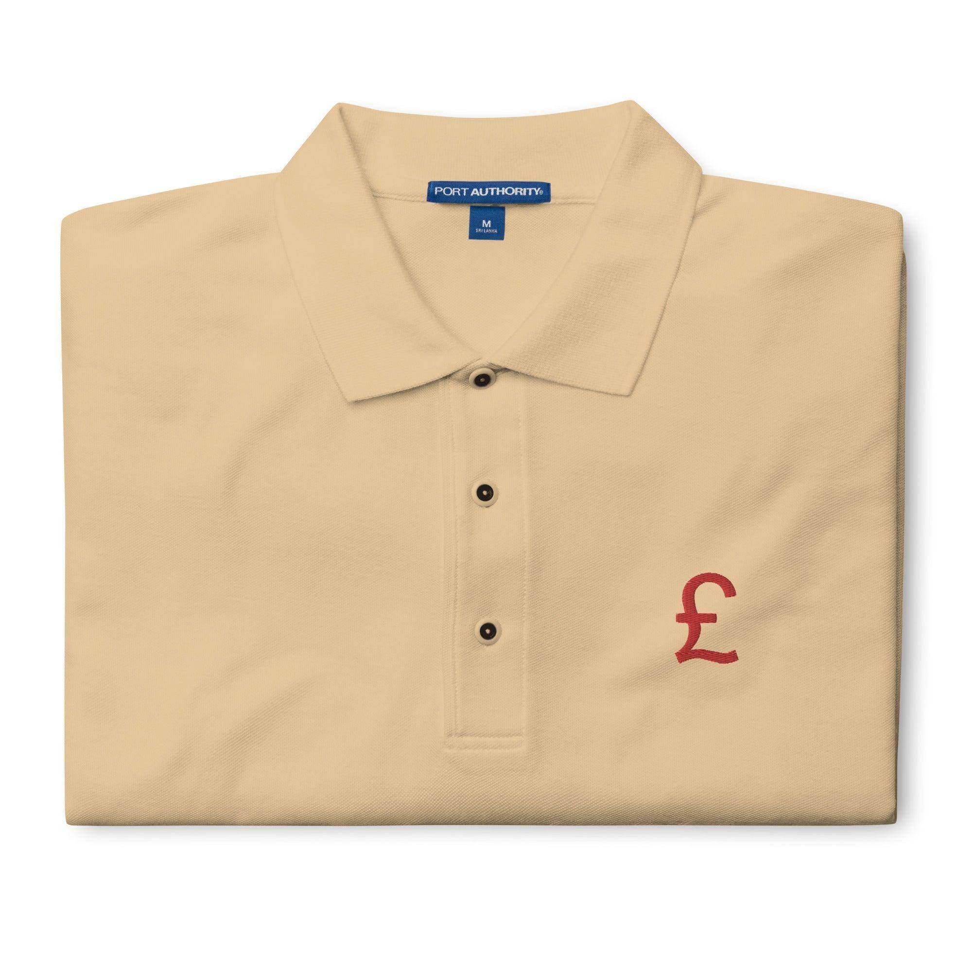 Pound Sterling Symbol Polo Shirt - InvestmenTees