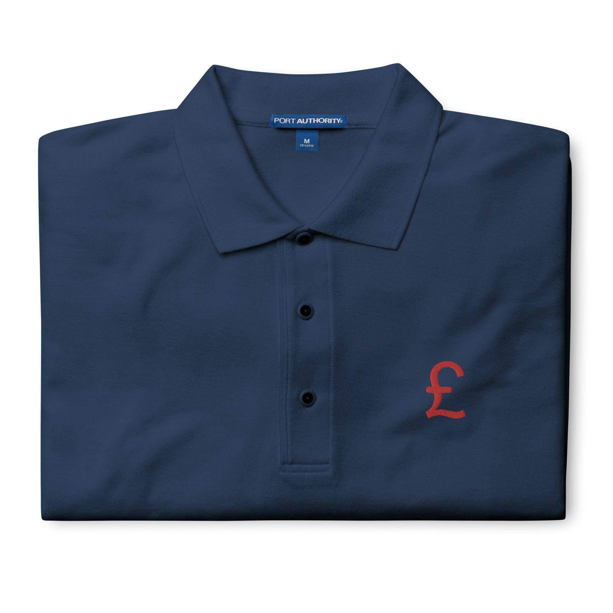 Pound Sterling Symbol Polo Shirt - InvestmenTees