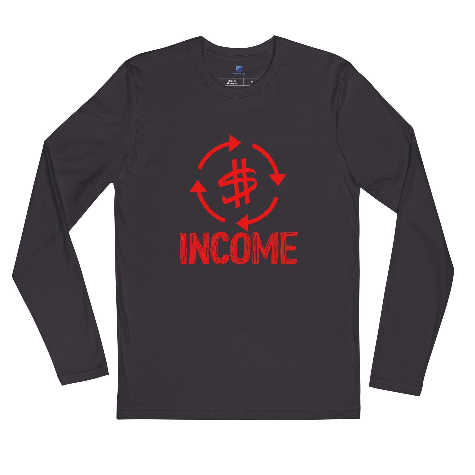 Revolving Income Long Sleeve T-Shirt - InvestmenTees