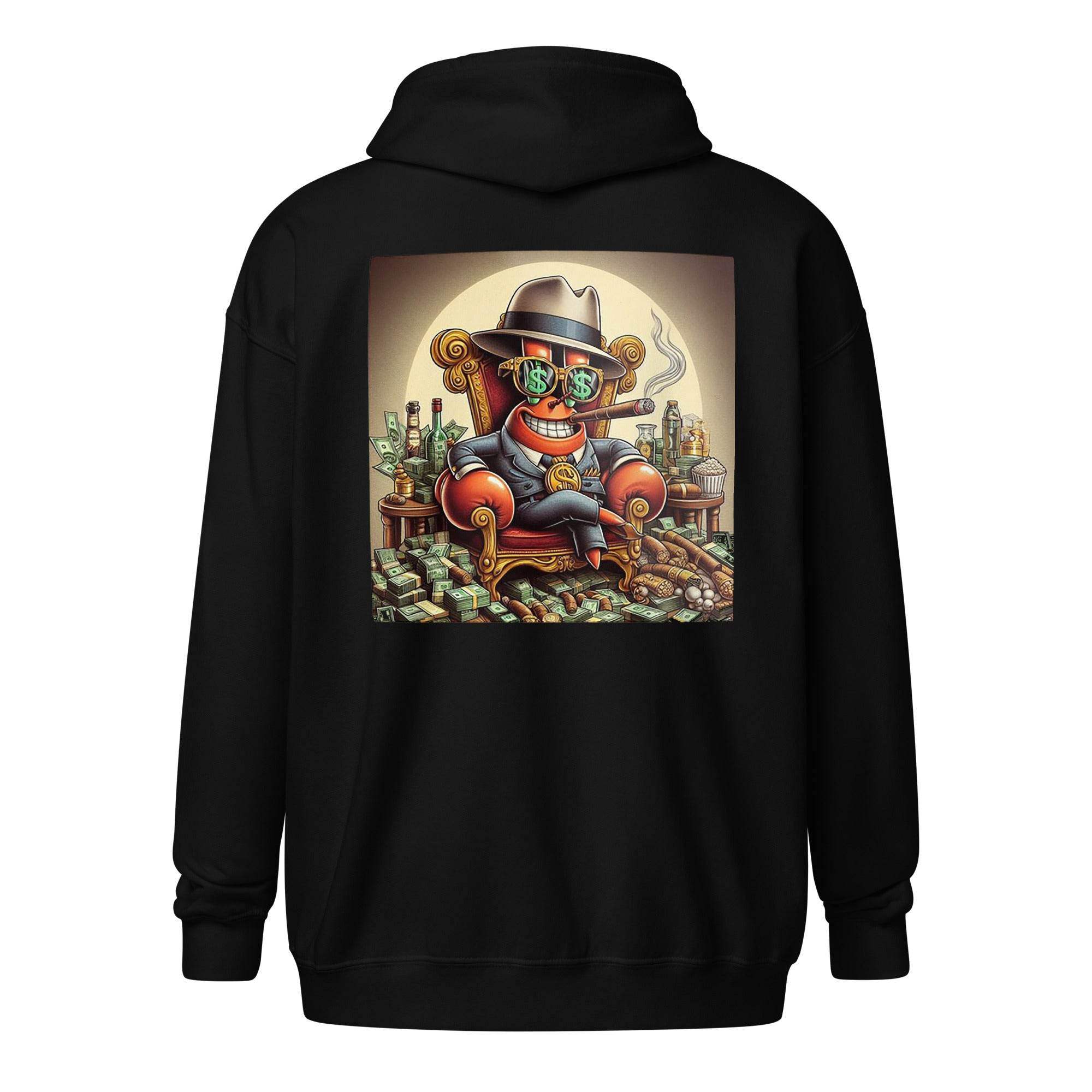 Rich Crab Zip Up Hoodie - InvestmenTees