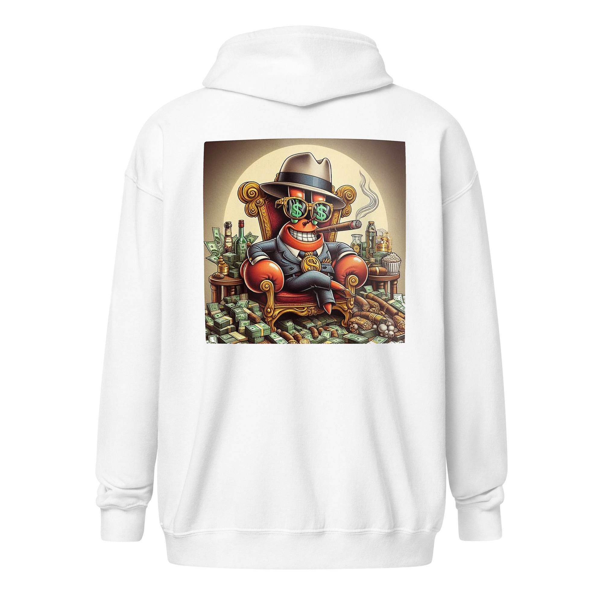 Rich Crab Zip Up Hoodie - InvestmenTees