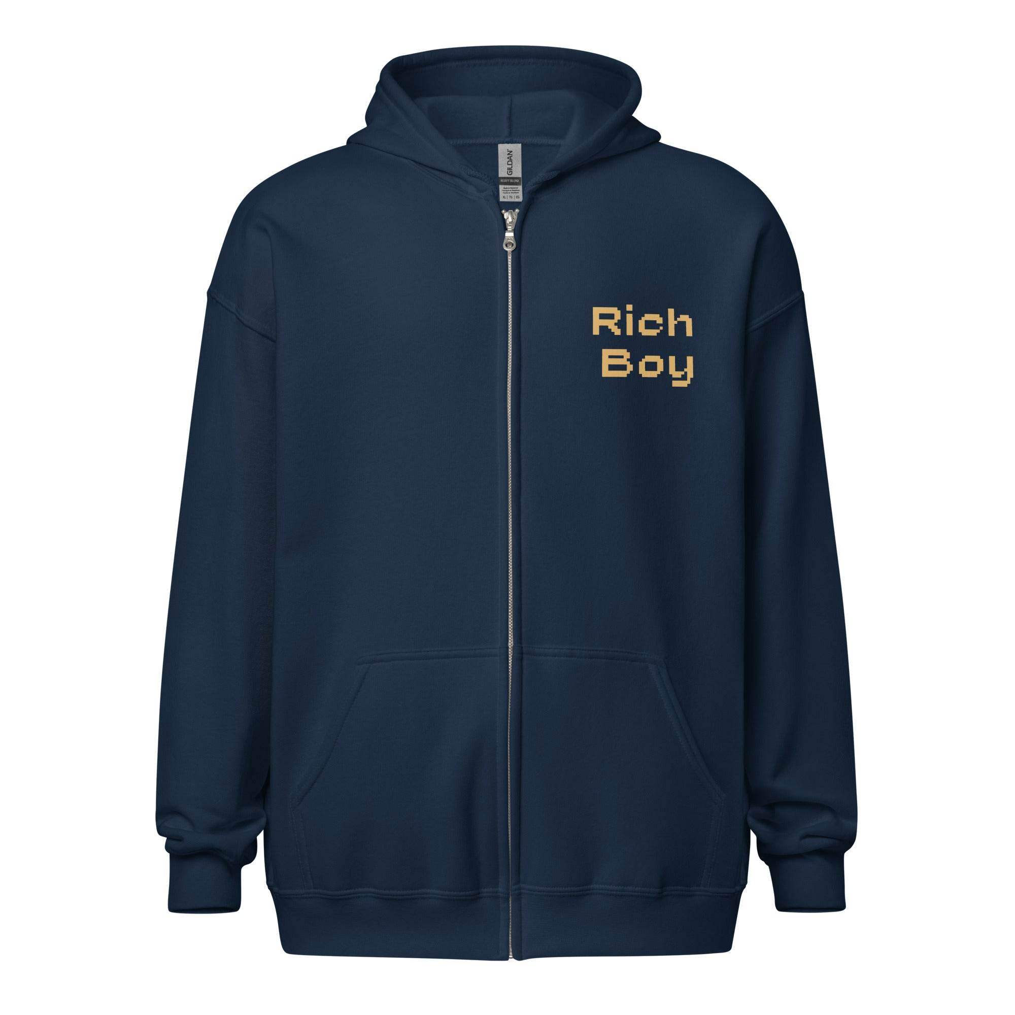 Rich Crab Zip Up Hoodie - InvestmenTees