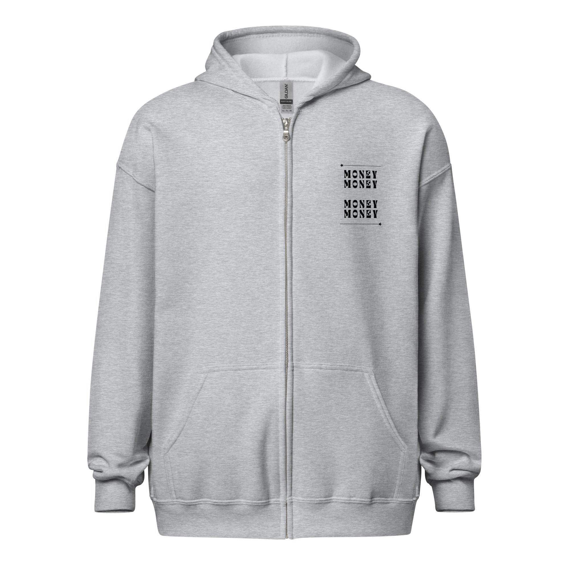 Rich Pig Zip Up Hoodie - InvestmenTees